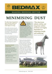 Minimising Dust